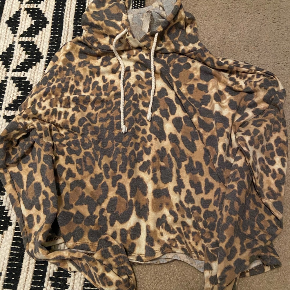 cheetah pullover